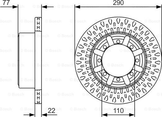 BOSCH 0 986 479 V18 - Jarrulevy inparts.fi