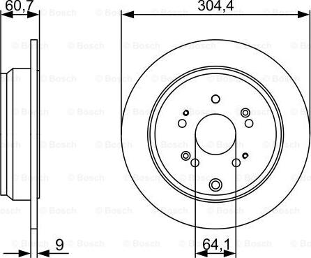 BOSCH 0 986 479 V84 - Jarrulevy inparts.fi