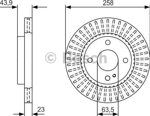 BOSCH 0 986 479 V27 - Jarrulevy inparts.fi