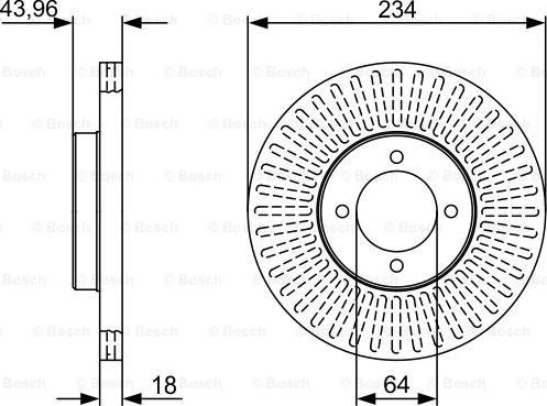 BOSCH 0 986 479 V70 - Jarrulevy inparts.fi