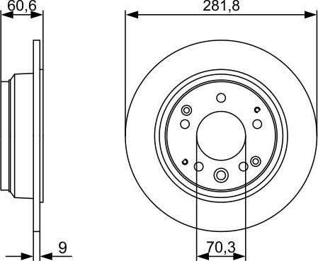 BOSCH 0 986 479 V78 - Jarrulevy inparts.fi