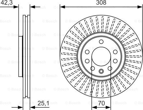 BOSCH 0 986 479 W59 - Jarrulevy inparts.fi