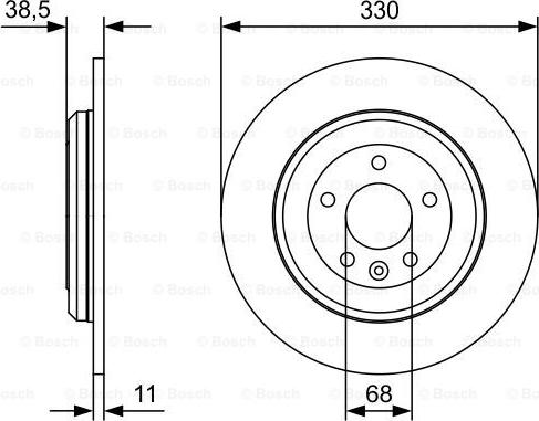 BOSCH 0 986 479 W01 - Jarrulevy inparts.fi