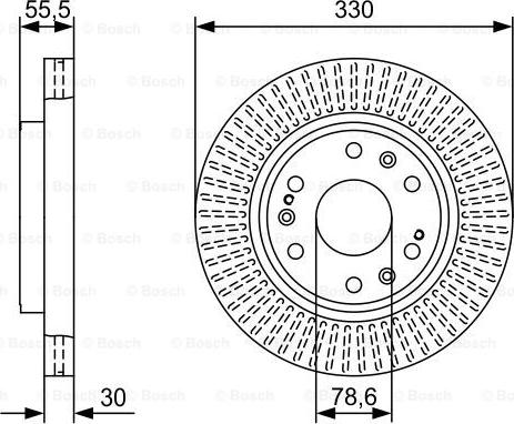 BOSCH 0 986 479 W30 - Jarrulevy inparts.fi