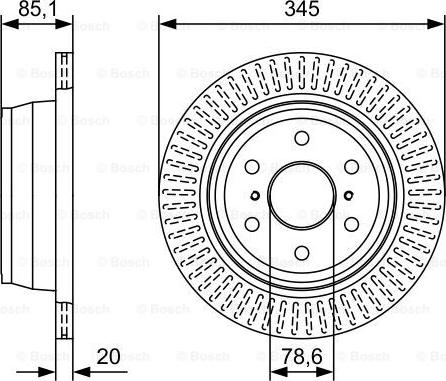 BOSCH 0 986 479 W32 - Jarrulevy inparts.fi