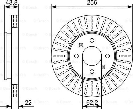 BOSCH 0 986 479 W21 - Jarrulevy inparts.fi