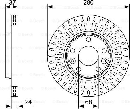 BOSCH 0 986 479 W70 - Jarrulevy inparts.fi