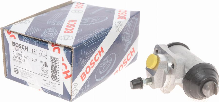 BOSCH 0 986 475 558 - Jarrusylinteri inparts.fi