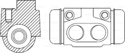 BOSCH 0 986 475 502 - Jarrusylinteri inparts.fi