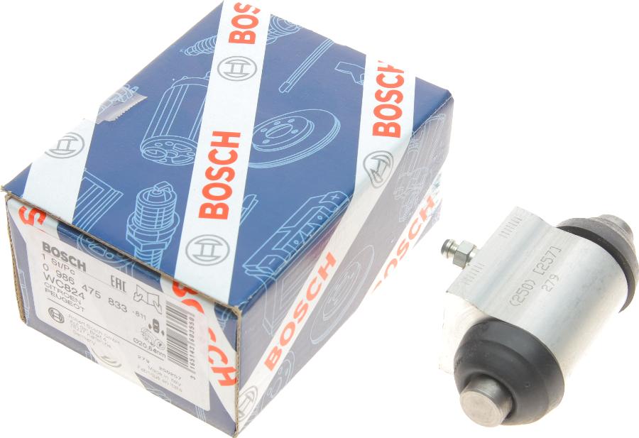 BOSCH 0 986 475 833 - Jarrusylinteri inparts.fi