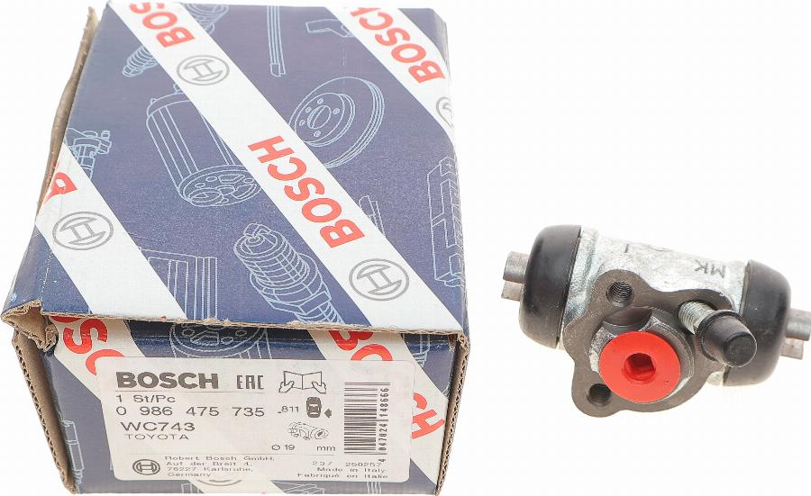 BOSCH 0 986 475 735 - Jarrusylinteri inparts.fi