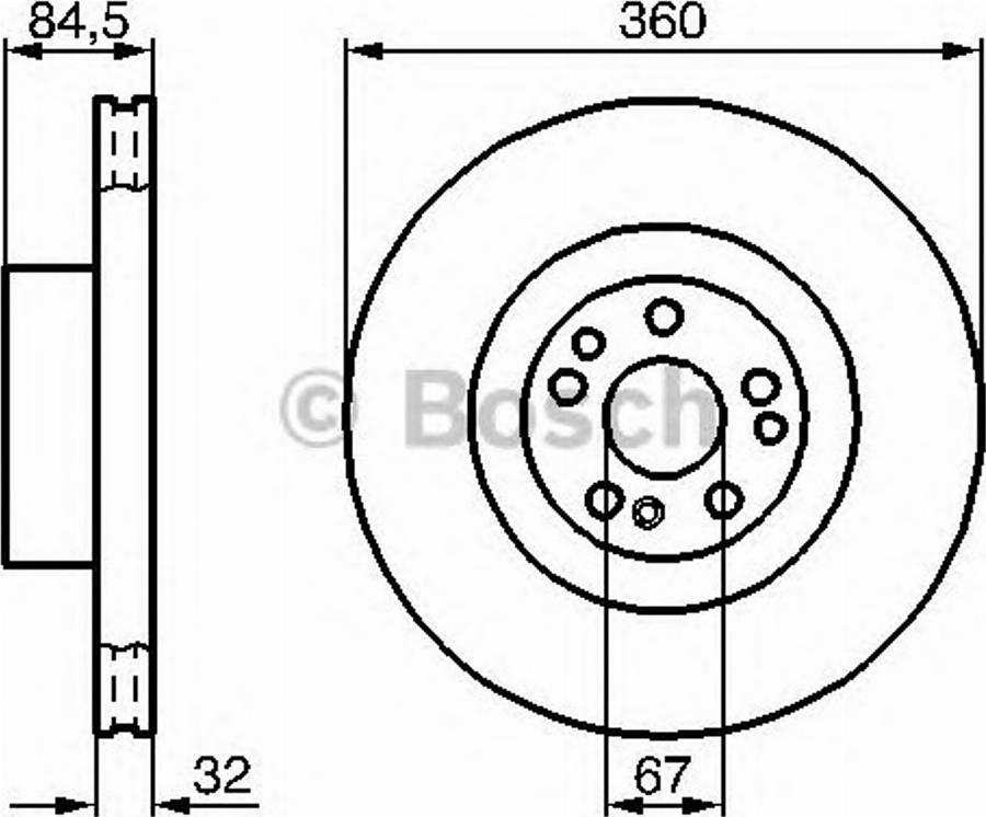 BOSCH 0 986 478 965 - Jarrulevy inparts.fi