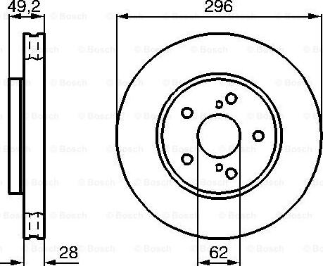 BOSCH 0 986 478 968 - Jarrulevy inparts.fi