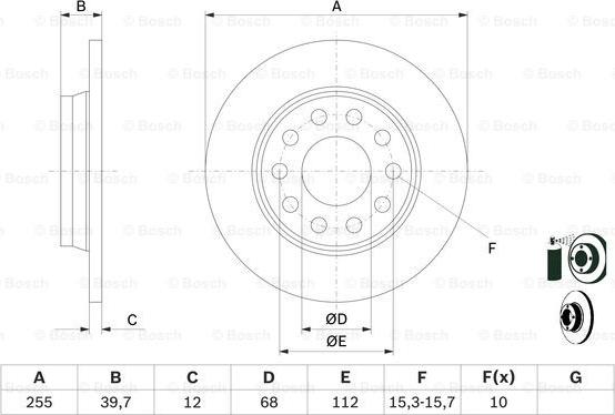 BOSCH 0 986 478 987 - Jarrulevy inparts.fi