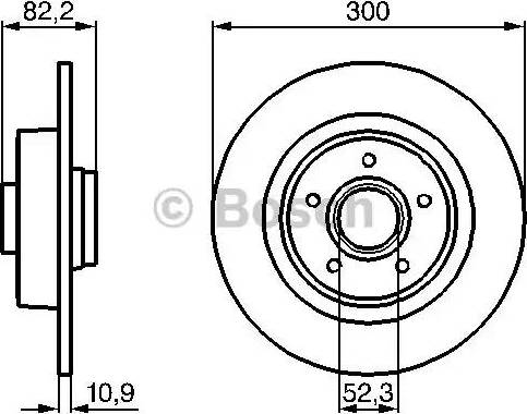 BOSCH 0 986 478 971 - Jarrulevy inparts.fi