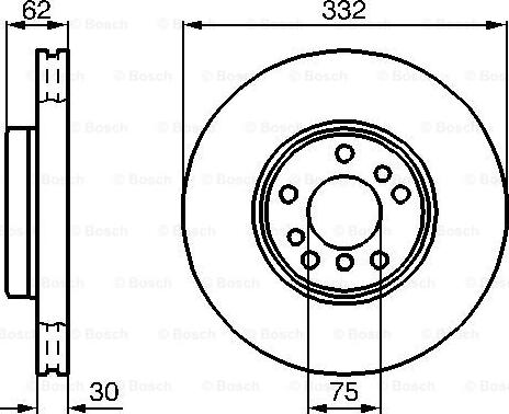 BOSCH 0 986 478 973 - Jarrulevy inparts.fi