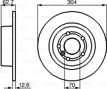 BOSCH 0 986 478 497 - Jarrulevy inparts.fi