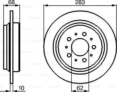 BOSCH 0 986 478 445 - Jarrulevy inparts.fi