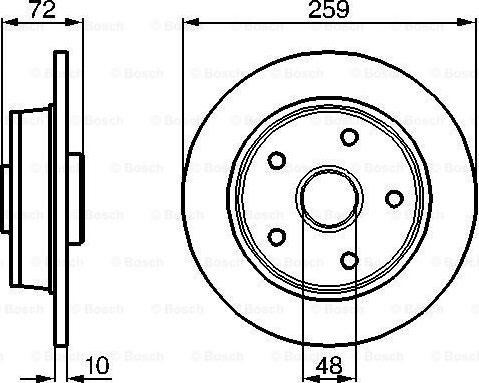 BOSCH 0 986 478 440 - Jarrulevy inparts.fi