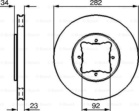 BOSCH 0 986 478 448 - Jarrulevy inparts.fi