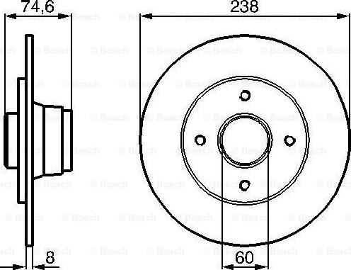 BOSCH 0 986 478 442 - Jarrulevy inparts.fi