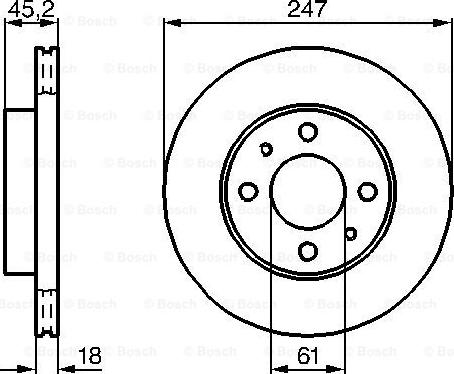 BOSCH 0 986 478 459 - Jarrulevy inparts.fi