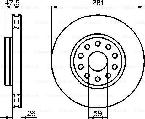 BOSCH 0 986 478 460 - Jarrulevy inparts.fi