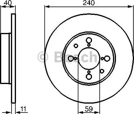 BOSCH 0 986 478 462 - Jarrulevy inparts.fi