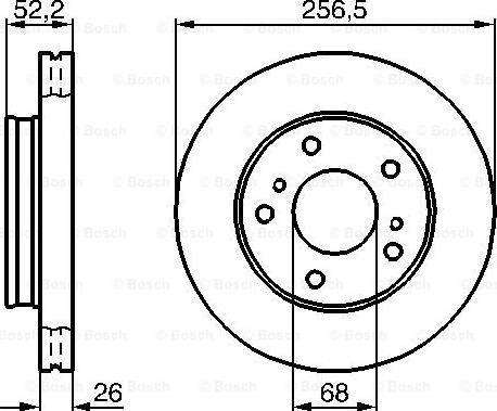 BOSCH 0 986 478 485 - Jarrulevy inparts.fi