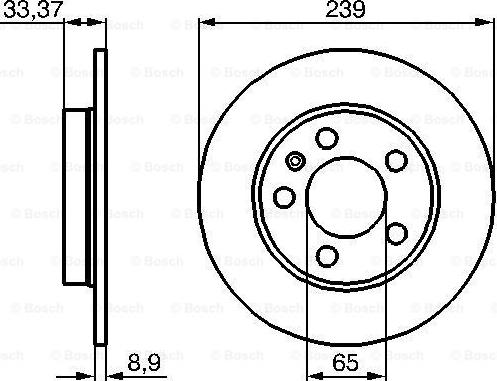 BOSCH 0 986 478 481 - Jarrulevy inparts.fi