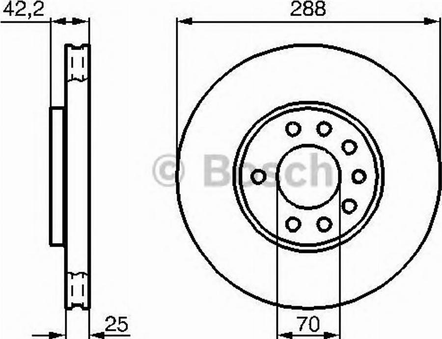 BOSCH 0 986 478 423 - Jarrulevy inparts.fi