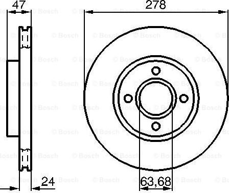 BOSCH 0 986 478 427 - Jarrulevy inparts.fi