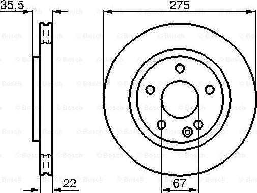 BOSCH 0 986 478 474 - Jarrulevy inparts.fi