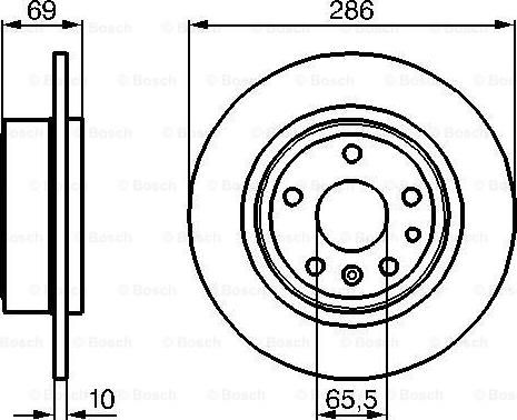 BOSCH 0 986 478 478 - Jarrulevy inparts.fi