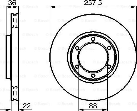 BOSCH 0 986 478 596 - Jarrulevy inparts.fi