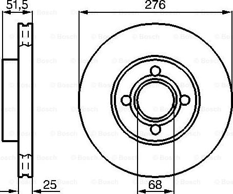 BOSCH 0 986 478 549 - Jarrulevy inparts.fi