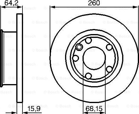 BOSCH 0 986 478 547 - Jarrulevy inparts.fi