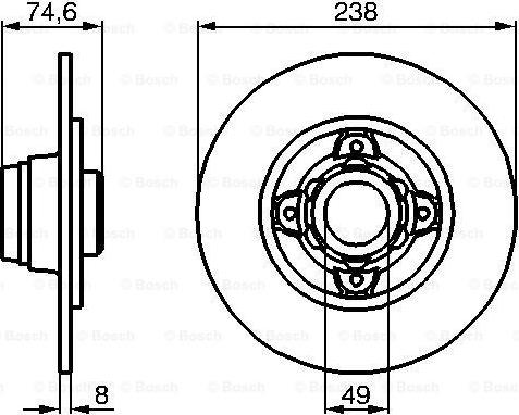 BOSCH 0 986 478 557 - Jarrulevy inparts.fi