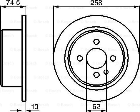 BOSCH 0 986 478 563 - Jarrulevy inparts.fi