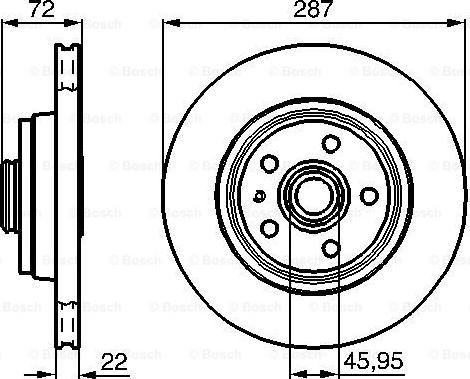 BOSCH 0 986 478 509 - Jarrulevy inparts.fi