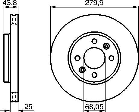 BOSCH 0 986 478 505 - Jarrulevy inparts.fi