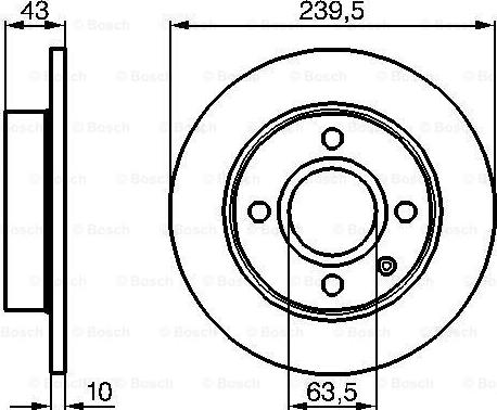 BOSCH 0 986 478 501 - Jarrulevy inparts.fi