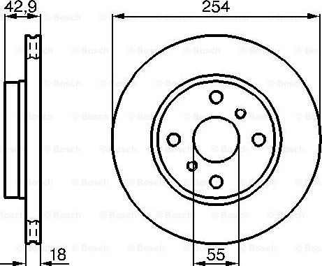 BOSCH 0 986 478 585 - Jarrulevy inparts.fi