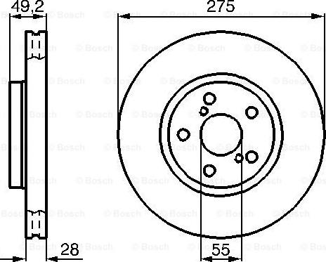 BOSCH 0 986 478 583 - Jarrulevy inparts.fi