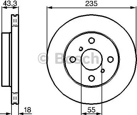 BOSCH 0 986 478 582 - Jarrulevy inparts.fi