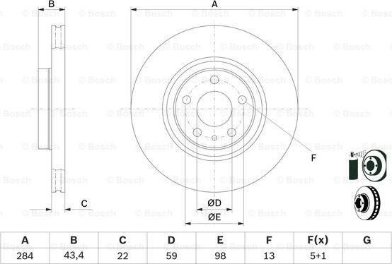 BOSCH 0 986 478 521 - Jarrulevy inparts.fi