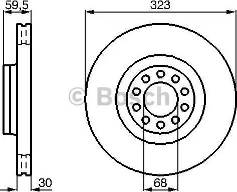 BOSCH 0 986 478 575 - Jarrulevy inparts.fi