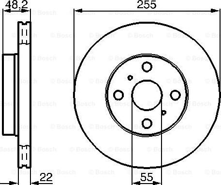 BOSCH 0 986 478 578 - Jarrulevy inparts.fi