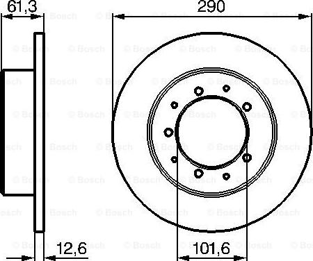 BOSCH 0 986 478 656 - Jarrulevy inparts.fi