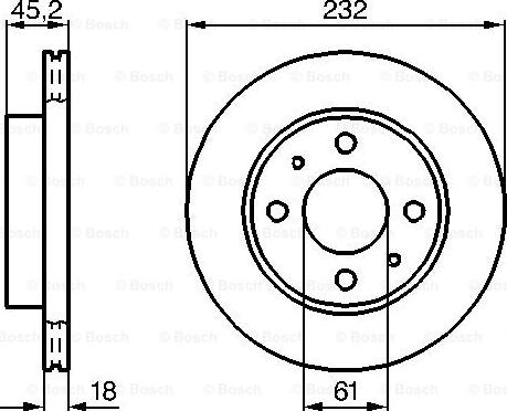 BOSCH 0 986 478 650 - Jarrulevy inparts.fi